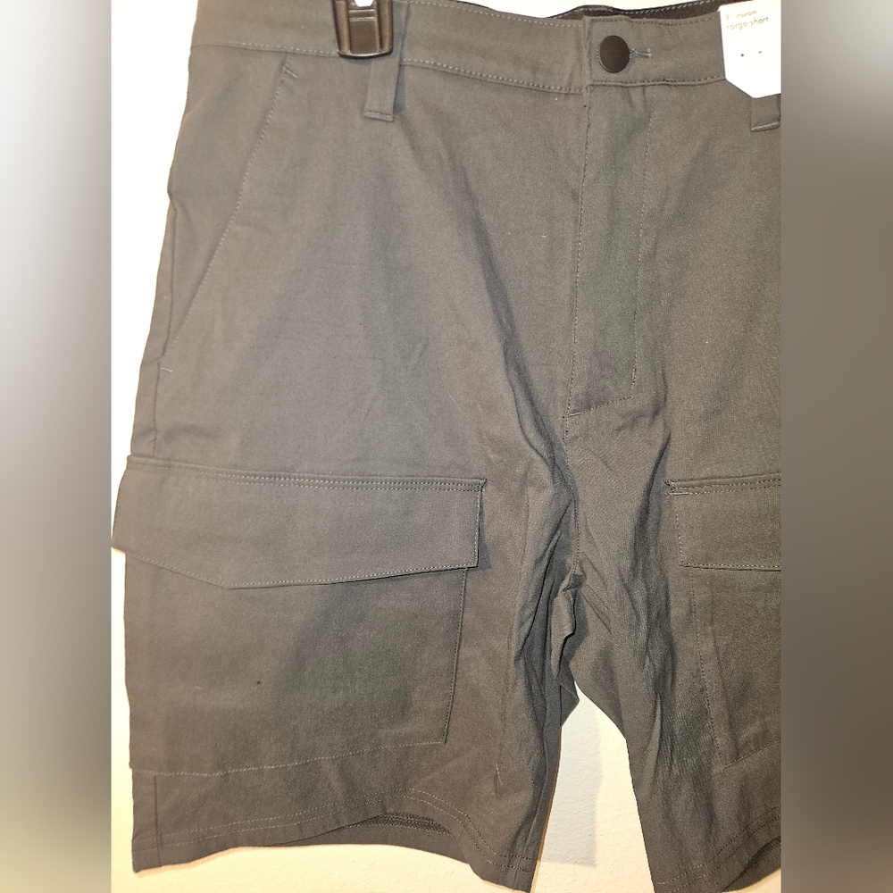 Stylus Mens Gray Cargo Short Size 32 - Picture 2 of 12